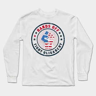 HANDS-OFF-PROTEST Long Sleeve T-Shirt